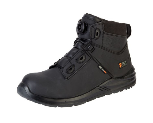 Ботинки "Капер" с системой быстрой шнуровки, цв. чёрный, КП, ПУ/ПУ