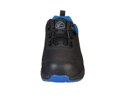 Полуботинки "Футгард" с системой быстрой шнуровки, цв. чёрно-синий, КП, ЭВА/Резина